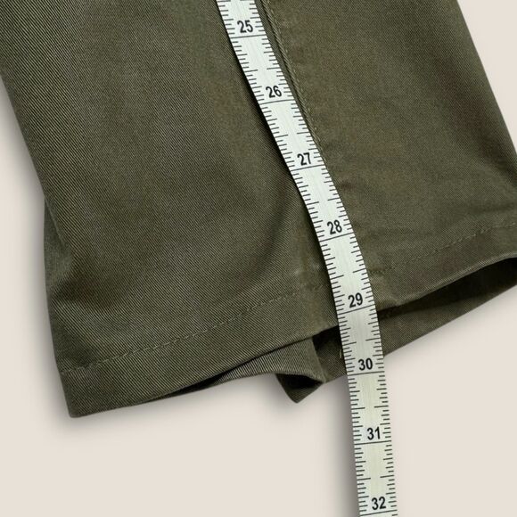 Lands' End Men's Size 36 Traditional Fit Olive Green Stretch 5-Pocket Pants - Picture 6 of 6